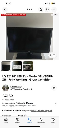 Selling 32 inches - my, tv
